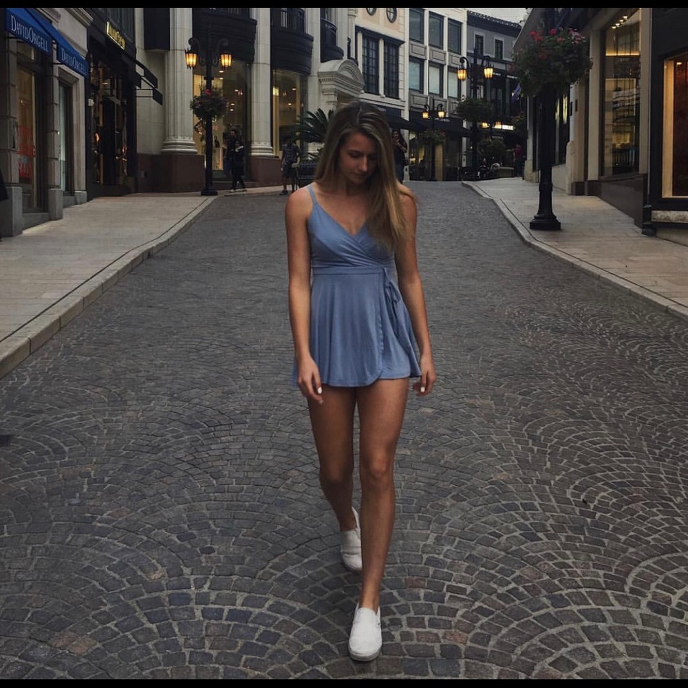 Urban Outfitters Blue Romper